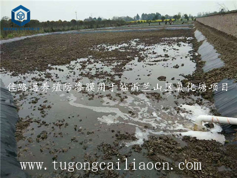 佳路通养殖防渗膜用于临沂兰山区氧化塘项目 佳路通养殖防渗膜用于临沂兰山区氧化塘项目