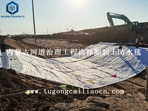 内蒙古河道治理工程选择膨润土防水毯