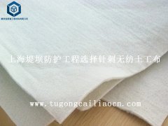 上海堤坝防护工程选择针刺无纺土工布