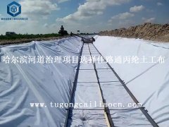 哈尔滨河道治理项目选择佳路通丙纶土工