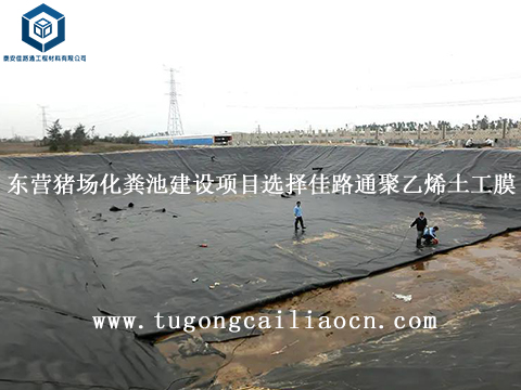 东营猪场化粪池建设项目选择佳路通聚乙烯土工膜 东营猪场化粪池建设项目选择佳路通聚乙烯土工膜
