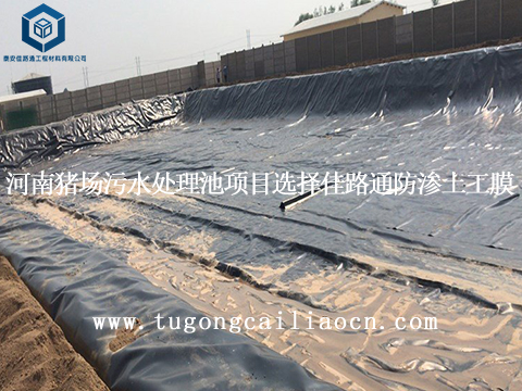 河南猪场污水处理池项目选择佳路通防渗土工膜 河南猪场污水处理池项目选择佳路通防渗土工膜