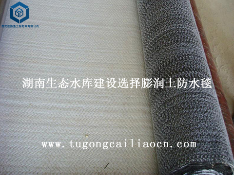 湖南生态水库建设选择膨润土防水毯