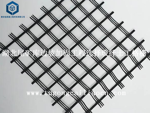 湖北尾矿库边坡加固工程选择玻纤土工格栅