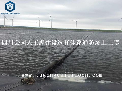 四川公园人工湖建设选择佳路通防渗土工膜