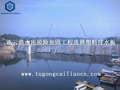 连云港水库抢险加固工程选择塑料排水板 连云港水库抢险加固工程选择塑料排水板